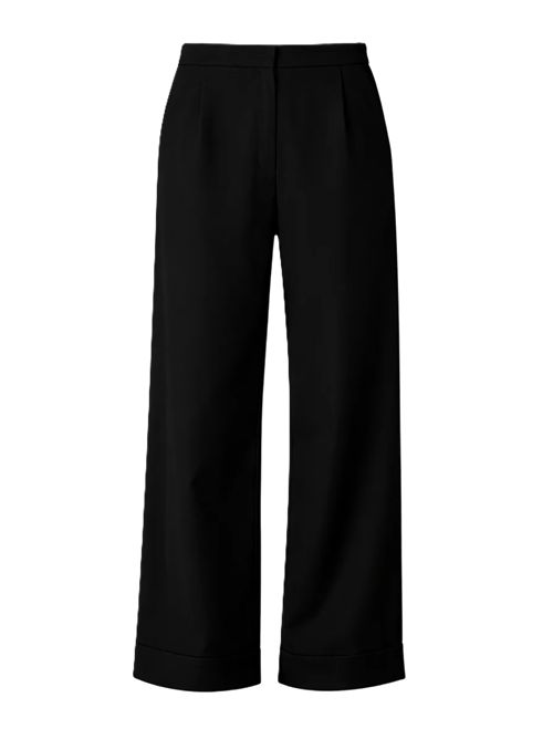 Pantaloni a gamba larga cropped Rohe Róhe | 419-30-025001 BLACK